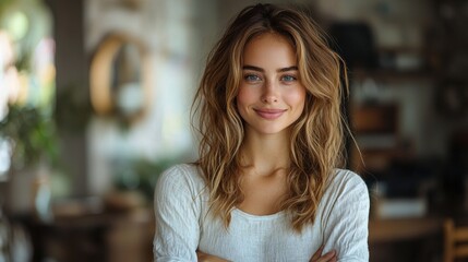 Portrait of a beautiful woman.