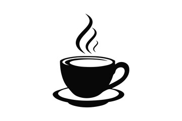 coffee cup vector and silhouette 