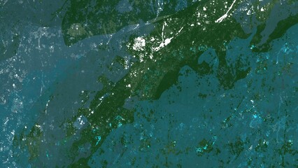 Grungy Dark Green Abstract Background.