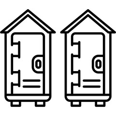 Portable Bathroom Icon