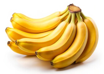 Ripe Yellow Bananas Medium Shot  Background -  High-Resolution Fruit Image for Food, Website, and Design