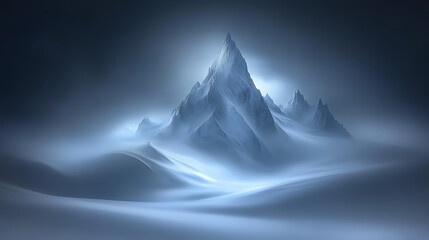 Fototapeta premium winter mountain landscape