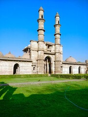Jami Masjid, an Islamic architectural Mosque in Champaner, Gujarat, India