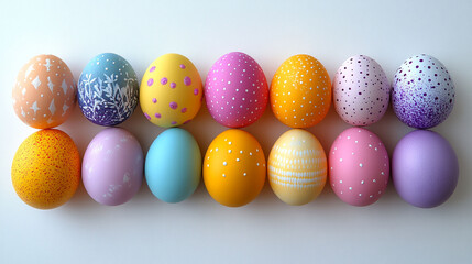 Colorful Easter Egg for Festive Decoration