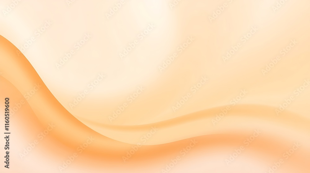 Poster abstract orange wave: a mesmerizing abstract background with a subtle, flowing orange wave evokes a 