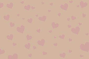 hearts on pastel background. valentine's day, hearts, greeting card