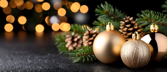 Wishing you a Merry Christmas and a Happy New Year – a festive greeting card for the holiday season