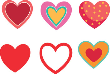 Collection of   heart icon