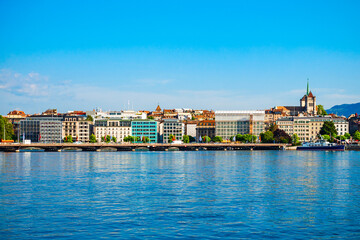 Obraz premium Geneva panoramic view in Switzerland