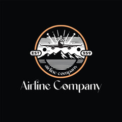 illustration of a logo for a airline
