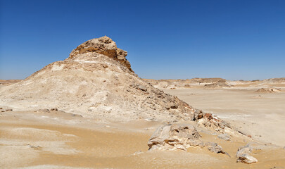 Farafra Depression, Egypt - located the widest hot desert in the World, the Sahara, and originated...