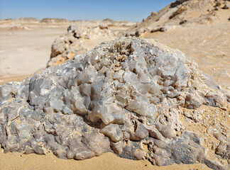 Farafra Depression, Egypt - located the widest hot desert in the World, the Sahara, and originated...