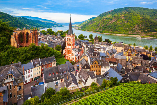 Bacharach old town in Germany