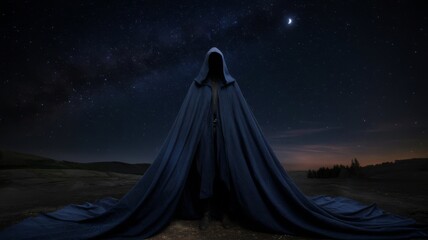 The Untold Story of the Enigmatic Figure Who Stands Unveiled Under the Starlit Sky