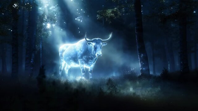 Taurus astrological sign, The constellation of Taurus, Taurus zodiac sign astrological background. The Taurus horoscope sign	
