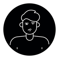 Neuropathy line black icon. Sign for web page, mobile app,