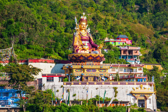 Guru Padmasambhava statue in Rewalsar, India