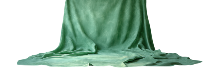 Seamless Compact Green Screen on Flat Surface, versatile fabric ideal for video production, presentations, and creative projects