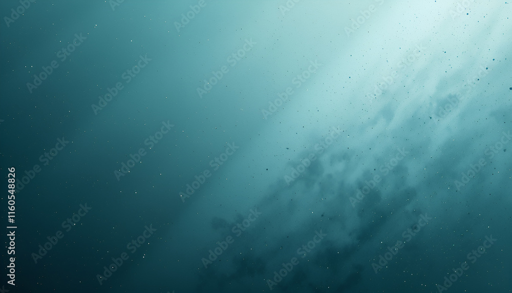 Poster deep teal abstract background with subtle specks