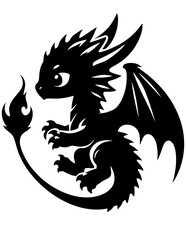 Baby Dragon SVG, Baby Baby Dragon Svg Bundle, Cute Baby Dragon Vector, Baby Dragon Silhouette, Baby Dragon Clipart, Baby Baby Dragon Cut File, Baby Animal Svg Files, Mythical Creature Svg, Fantasy Cre