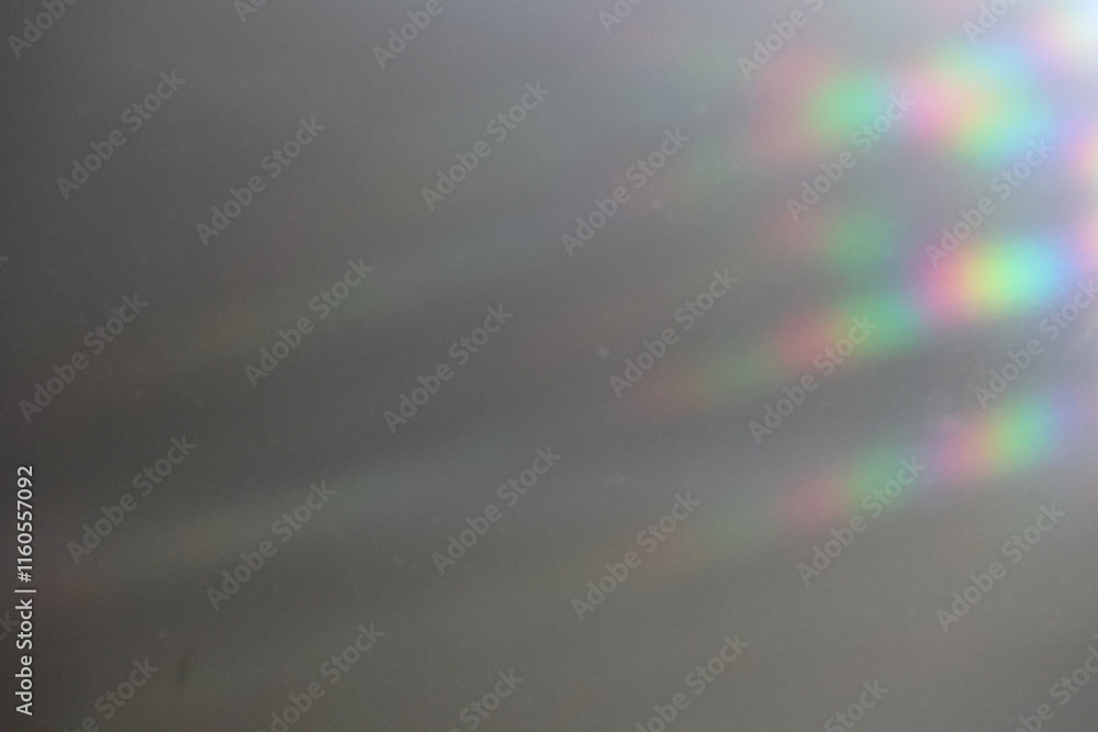 Poster prism light leak texture for photo overlay and effect. lens flare in abstract background. bokeh effe