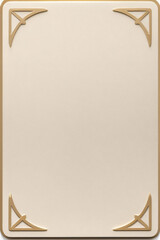 Vintage floral frame with paper texture and nature elements