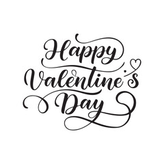 Valentines day background with heart pattern and typography of happy valentines day text.