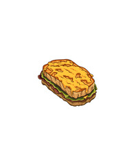 Dibujo de sandwich