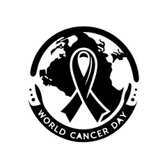World Cancer Day Vector design.International lung day of World cancer day illustration vector file  