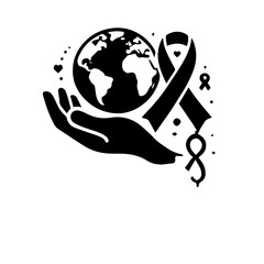 World Cancer Day Vector design.International lung day of World cancer day illustration vector file  