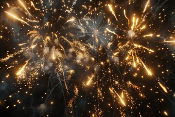 Fototapeta premium fireworks background
