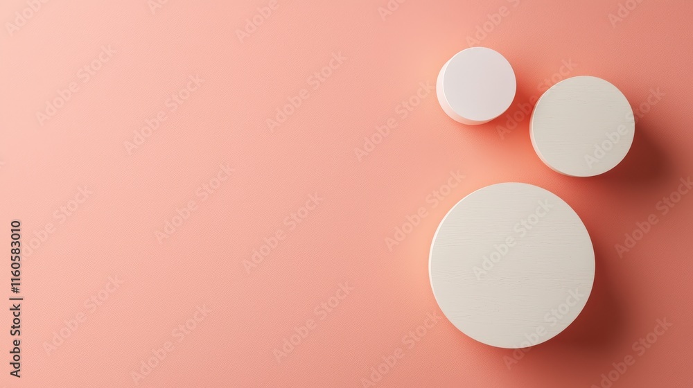 Poster minimalist design elements studio setting photography soft color palette aesthetic viewpoint visual 