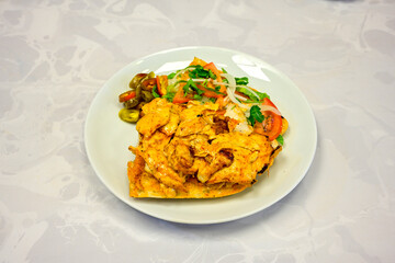 Meat Chicken Doner, between bread (Turkish Name : ekmek arasi et doner, tavuk doner, Gobit ekmek...