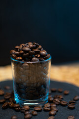 Coffe Beans in a Glass