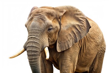 elephant isolated on white