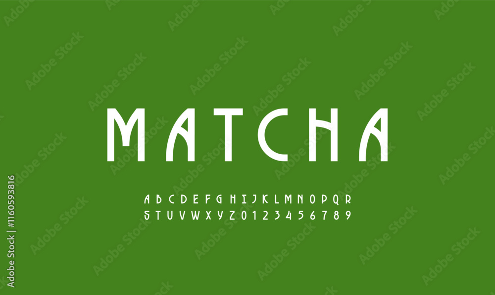 Poster modern font uppercase alphabet made modern style, trendy letters from a to z and numbers from 0 to 9