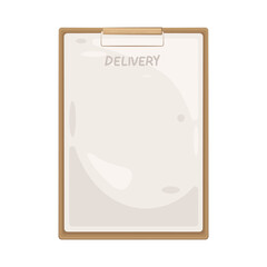 Illustration of Delivery clipboard