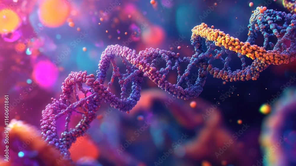 Poster dna strands with a prominent x chromosome displayed, showcasing the intricate details of human genet