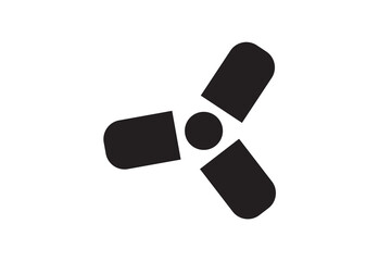 fan isolated on white background