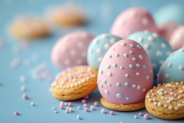 Obraz premium A selection of cookies arranged on a table