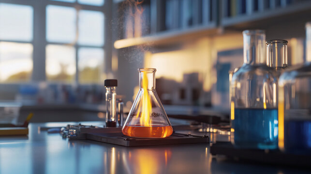 A laboratory safety poster featuring a Bunsen burner and the dos and don’ts of using it safely.