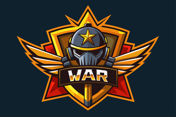  war logo game
