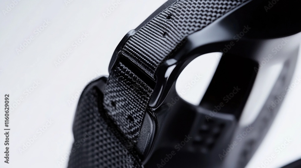 Poster a close-up shot of a cell phone with a strap, suitable for technology-related concepts or accessorie