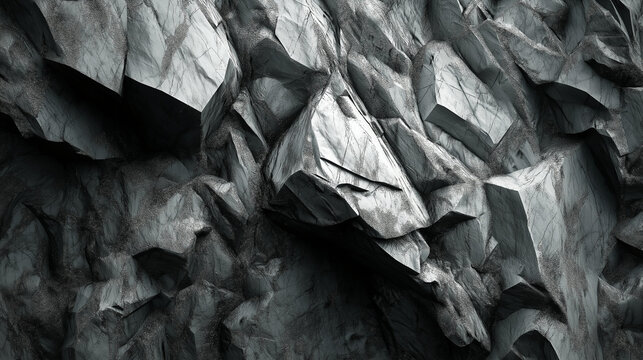 An intriguing close-up of a gray stone wall featuring rough, rugged surfaces, highlighting the natural beauty and solidity of stone as a fundamental element of architectural design.