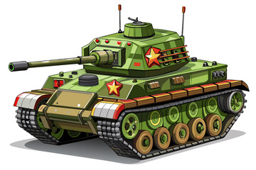 tank running in an explosion