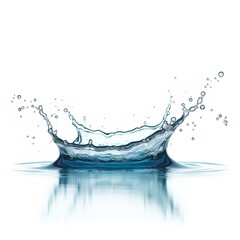 La majestuosidad de una gota de agua al impactar y crear una explosión de frescura
