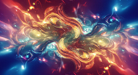 Fototapeta premium Abstract background that is colorful sparkling and shiny