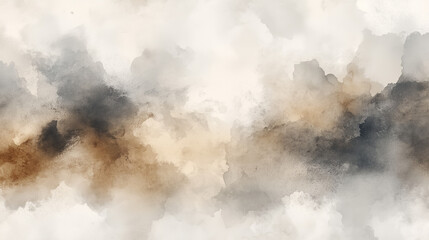 Obraz premium Soft Abstract Cloudy Texture with Warm Beige and Brown Tones for Artistic Design Backgrounds