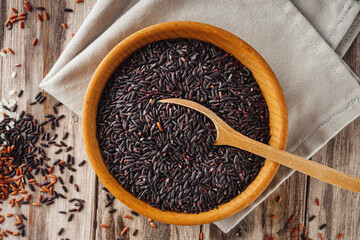 Rice Varieties Black Red White Basmati Polished Glutinous Organic Healthy Vegetarian Nutrition Diet Protein