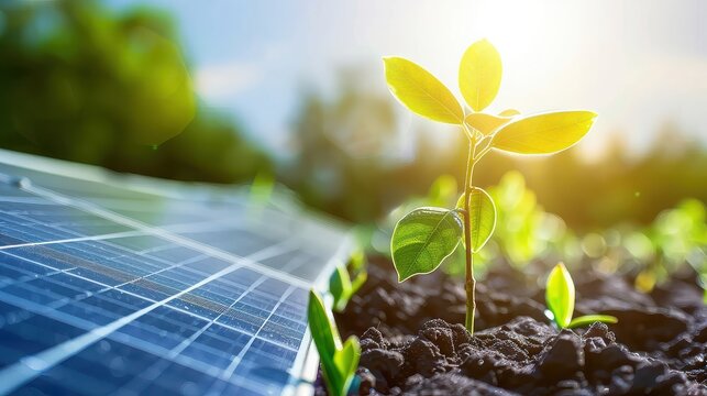 A solar panel array installed on a busy urban rooftop, contributing to the city's green energy initiatives and sustainable power grid. 